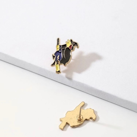 Witch broom cerco Earrings - Picture 4 of 9